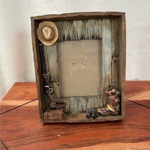 Cedar Key western cowboy picture frame